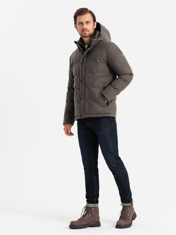 Ombre Clothing Pánská bunda s kapucí Ombre Clothing