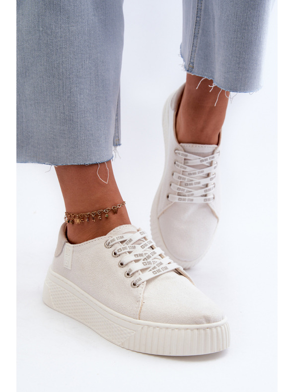 BIG STAR SHOES Dámské tenisky MEMORY FOAM SYSTEM BIG STAR Bílé