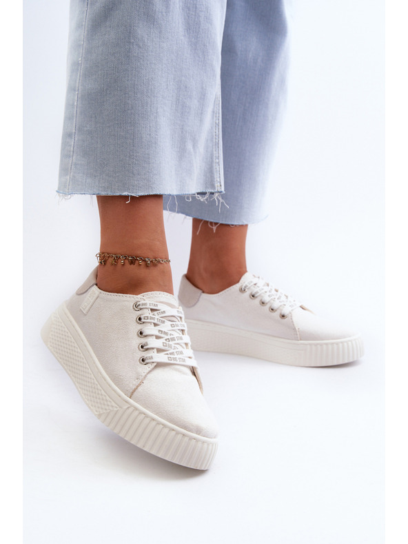 BIG STAR SHOES Dámské tenisky MEMORY FOAM SYSTEM BIG STAR Bílé