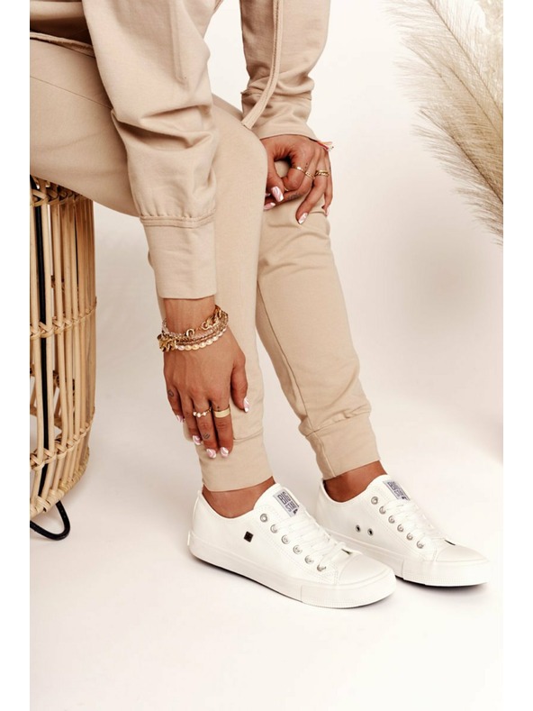 BIG STAR SHOES Dámské klasické tenisky Big Star - bílé