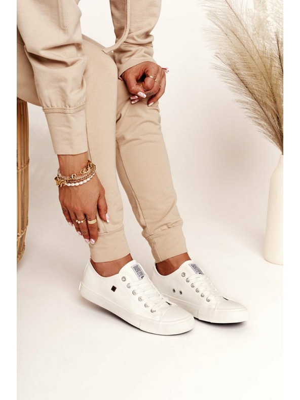BIG STAR SHOES Dámské klasické tenisky Big Star - bílé