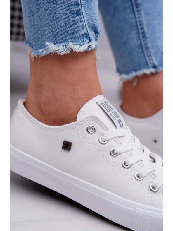 BIG STAR SHOES Dámské klasické tenisky Big Star - bílé
