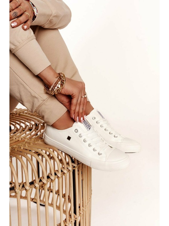 BIG STAR SHOES Dámské klasické tenisky Big Star - bílé