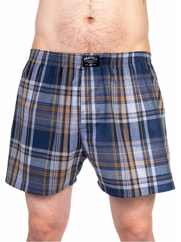 Meatfly Meatfly pánské boxerky Doug Yellow / Brown | Žlutá | Velikost