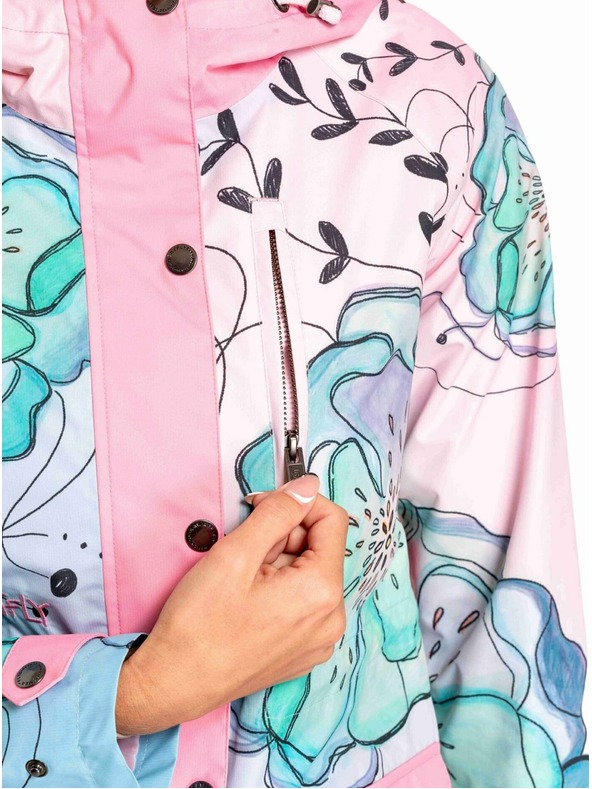Meatfly Meatfly dámská street bunda Xita Mint Flowers