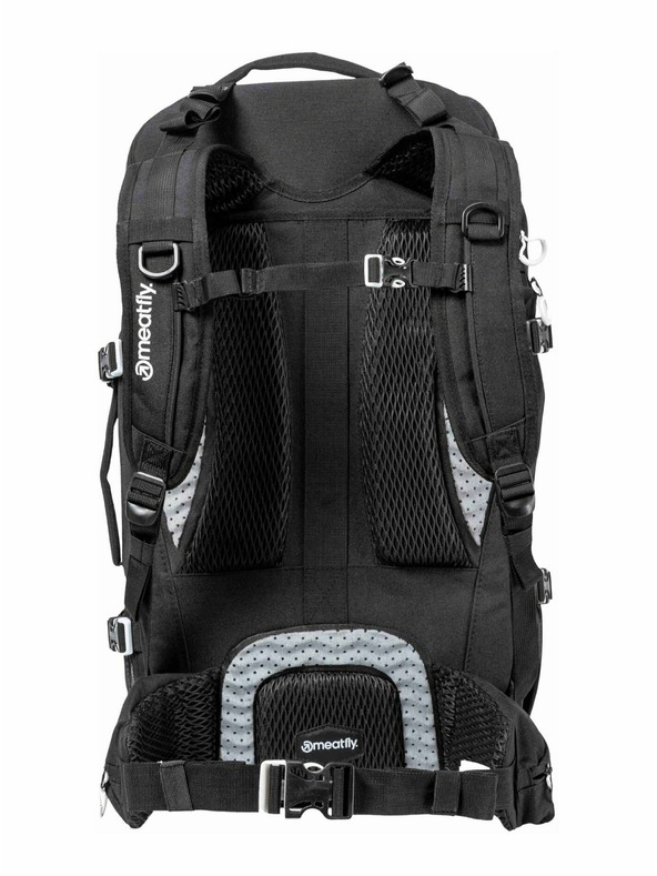 Meatfly Meatfly batoh Bleriot Black 46 L | Černá | Objem 46 L