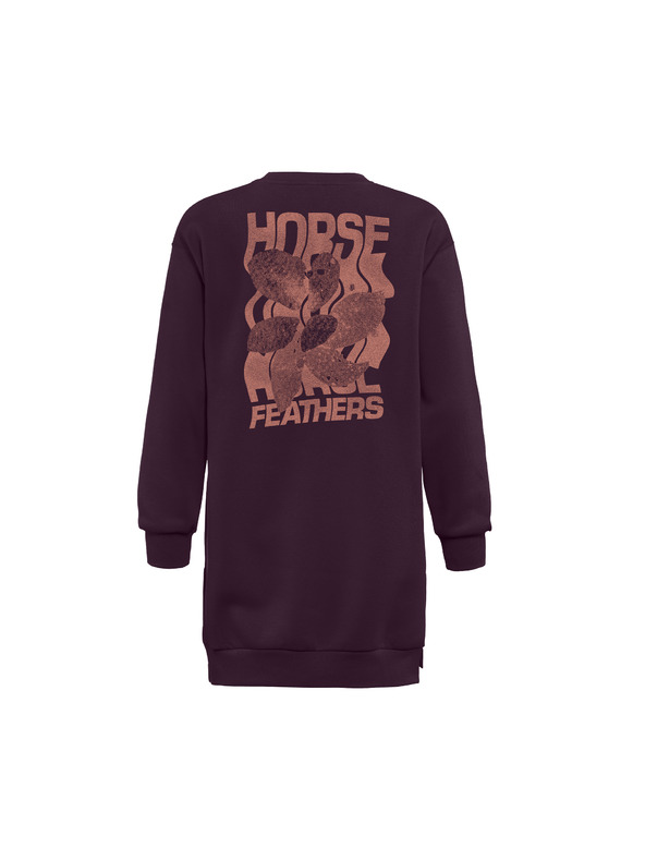 Horsefeathers Mikina Qiana vínová HORSEFEATHERS