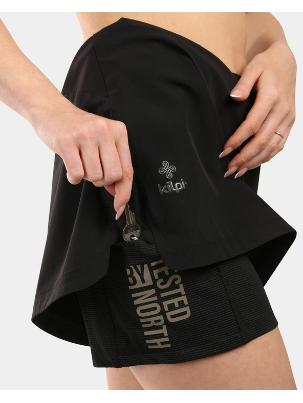 Kilpi Kilpi NINA-W praktická outdoorová sukně pro aktivní ženy Černá