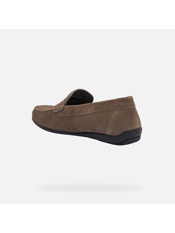 Geox Hnědé mokasíny Geox Ascanio