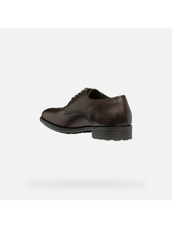 Geox Hnědá pánská společenská obuv Geox Walk Pleasure F