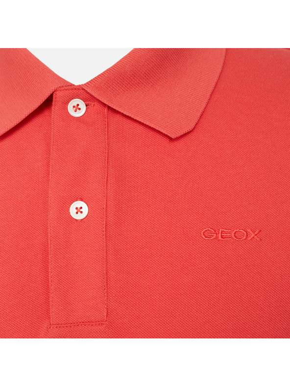 Geox Červené pánské polotričko Geox Polo