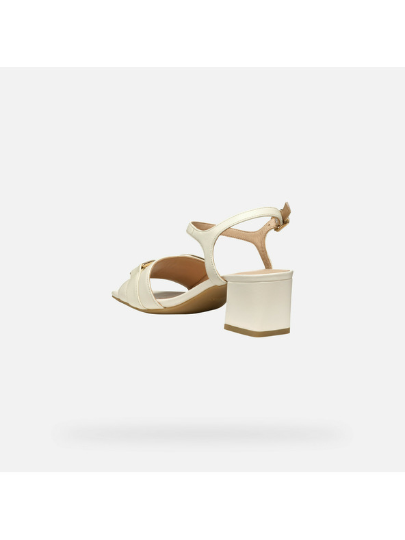 Geox Krémové dámské sandály Geox Neeraklia 50