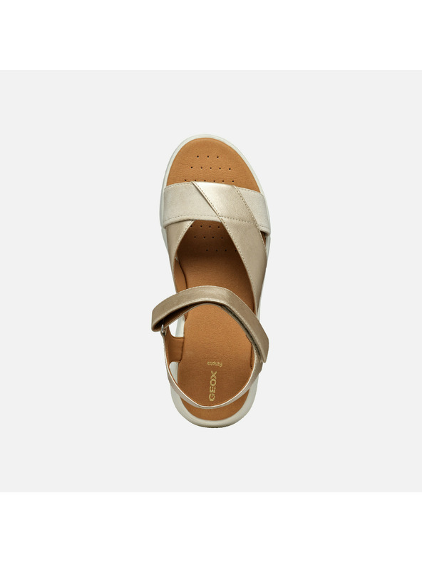 Geox Zlaté dámské sandály Geox Dandra 40