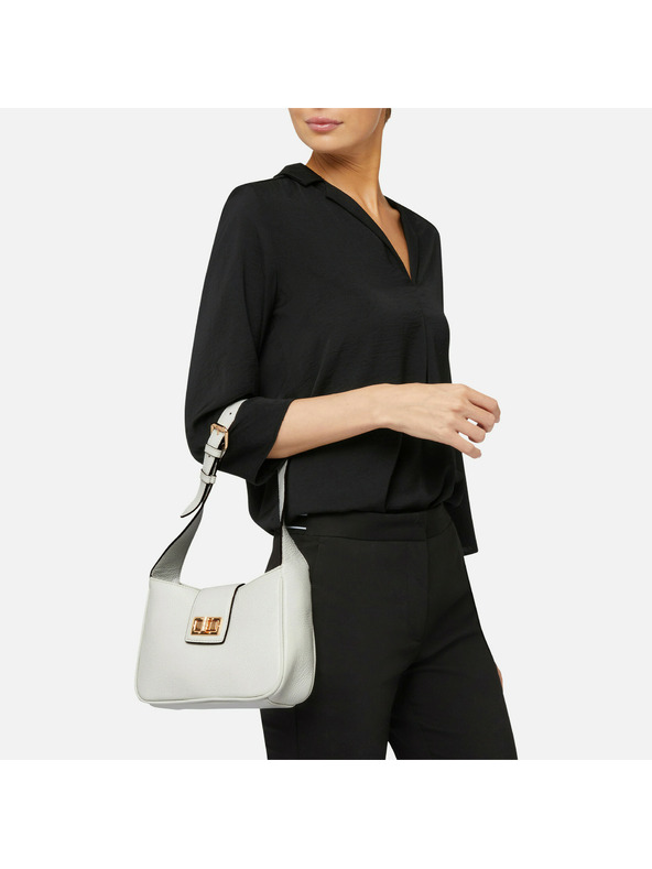 Geox Bílá dámská kabelka Geox Solangy