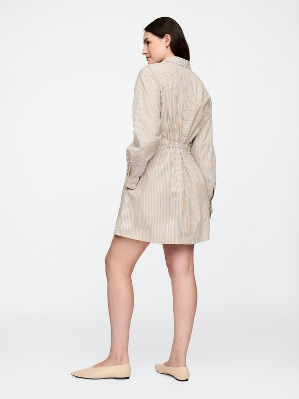 GAP Košilové popelínové mini šaty Gap