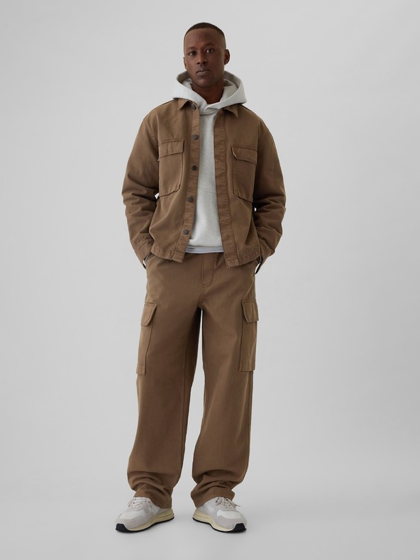 GAP Svrchní džínová košilová bunda Gap