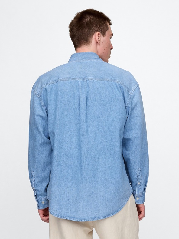 GAP Oversize džínová košile Big Shirt Americana GAP