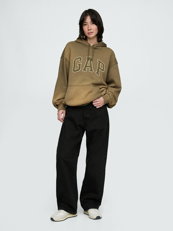 GAP Oversize mikina s logem Americana Unisex GAP