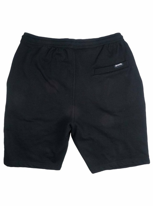 Meatfly Meatfly pánské teplákové kraťasy Big Shock Black | Černá | Velikost