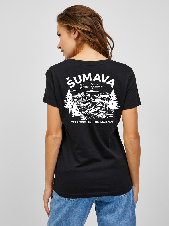 ZOOT.Original Černé dámské tričko ZOOT.Original Šumava