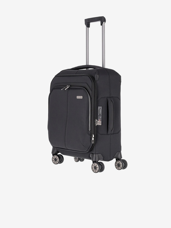 Travelite Černý cestovní kufr Travelite Priima S Black