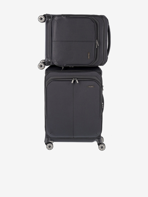 Travelite Černý cestovní kufr Travelite Priima S Black