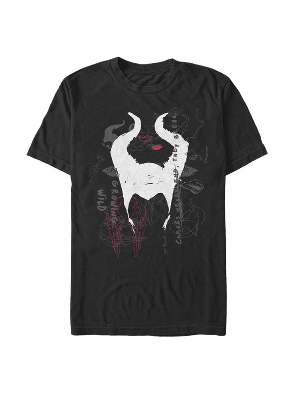 ZOOT.Fan Černé pánské tričko Disney Dark Collage