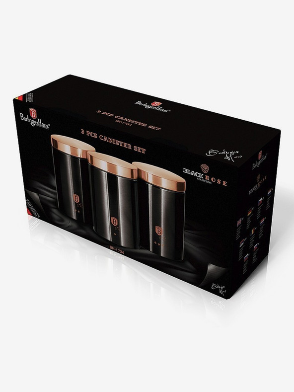 Berlingerhaus Sada tří dóz na potraviny BERLINGERHAUS Black Rose Collection