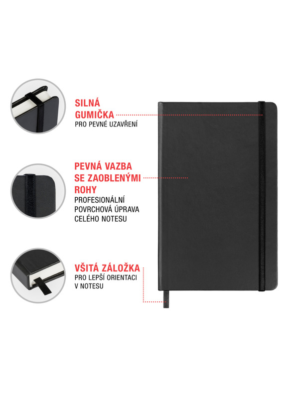 NOTIQUE NOTIQUE Notes Sugar – Studio Tabletters, linkovaný, 11 x 16 cm BAAGL