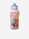 Mepal Žluto-růžová vzorovaná lahev pro děti Mepal Campus Paw Patrol Girls (400 ml)