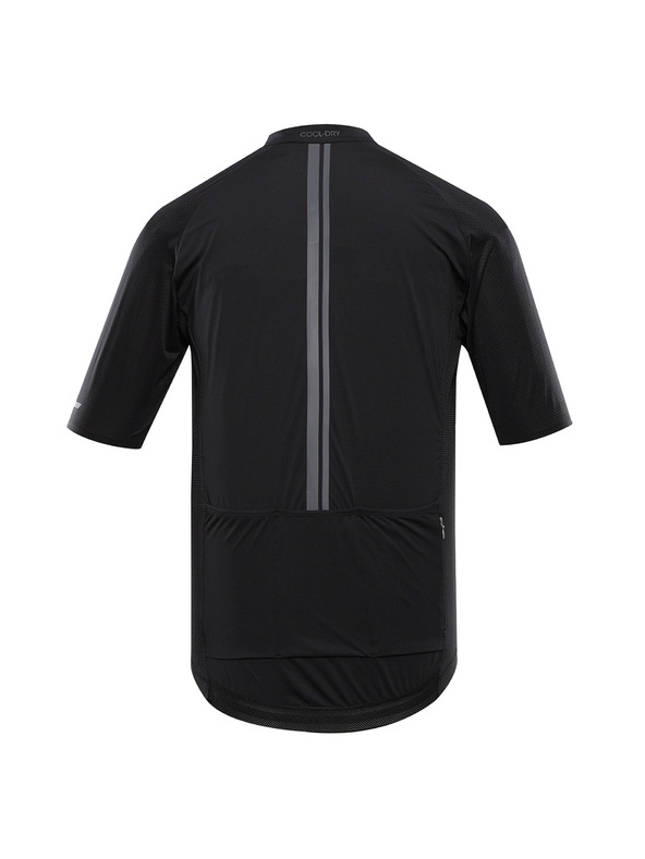 ALPINE PRO Pánský rychleschnoucí cyklistický dres ALPINE PRO SAGEN 2 black