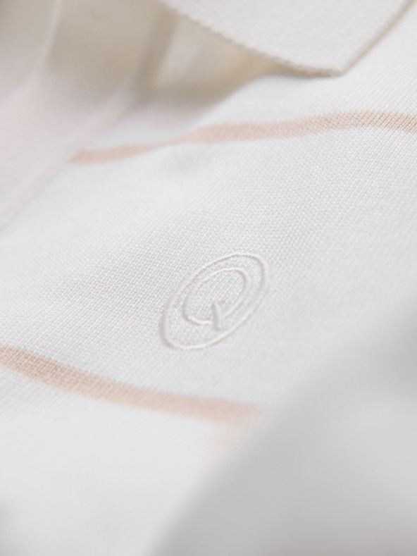 Ombre Clothing Pánská polokošile z viskózy s vodorovnými pruhy Ombre Clothing