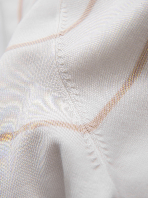 Ombre Clothing Pánská polokošile z viskózy s vodorovnými pruhy Ombre Clothing