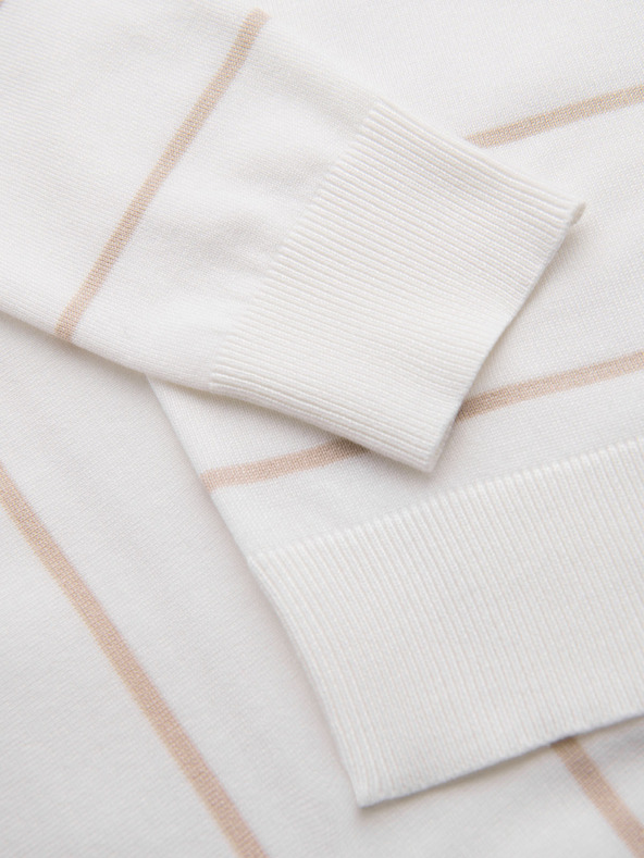 Ombre Clothing Pánská polokošile z viskózy s vodorovnými pruhy Ombre Clothing