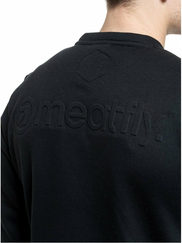Meatfly Meatfly pánská mikina Luke Crewneck Black