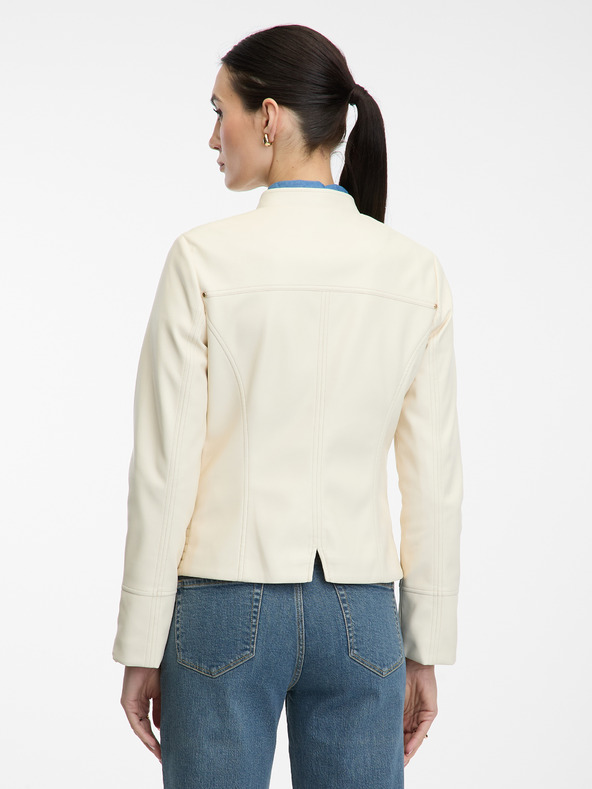 Orsay Krémová dámská bunda se stojáčkem ORSAY