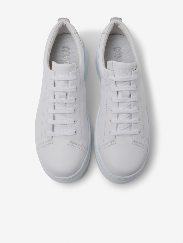 Camper Bílé dámské kožené tenisky Camper