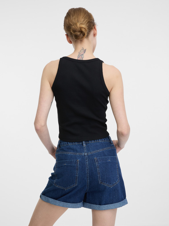 Orsay Černé dámské crop tílko ORSAY