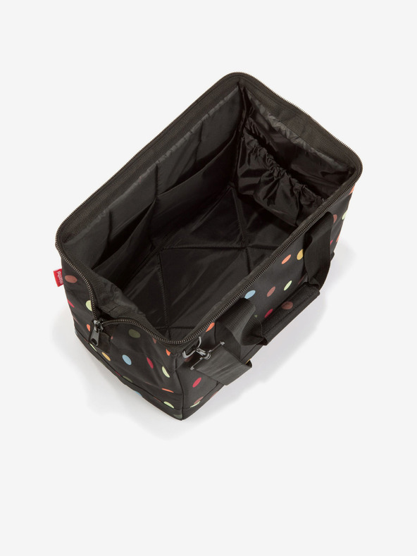 Reisenthel Černá puntíkovaná cestovní taška Reisenthel Allrounder M Dots