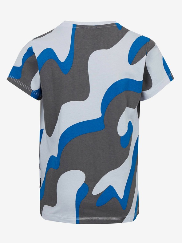 Sam 73 Šedo-modré klučičí vzorované tričko SAM 73 Oscar