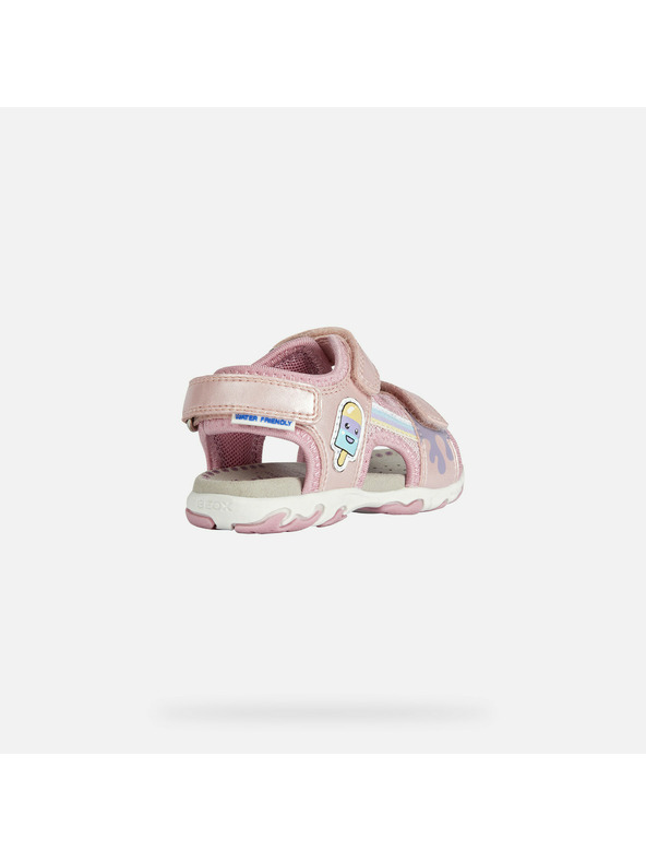 Geox Růžové dívčí sandály Geox Flaffee