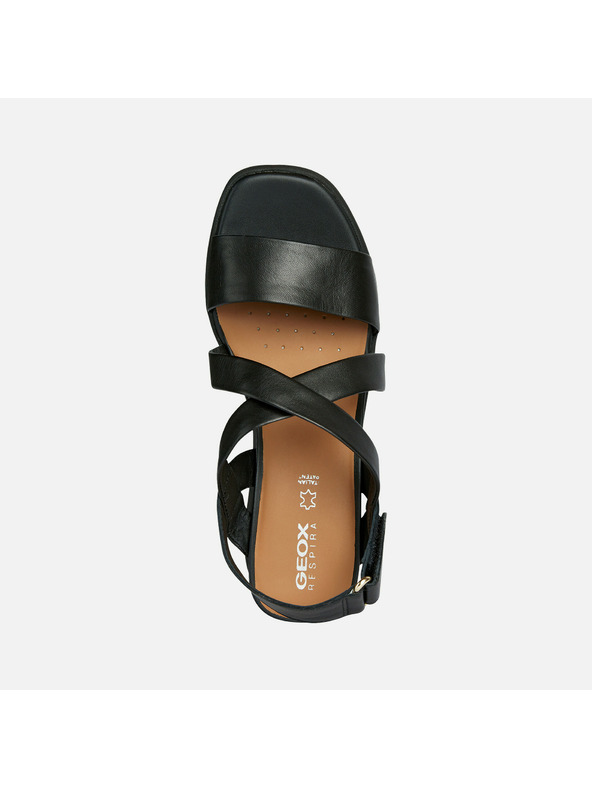 Geox Černé dámské sandály Geox Spherica EC6