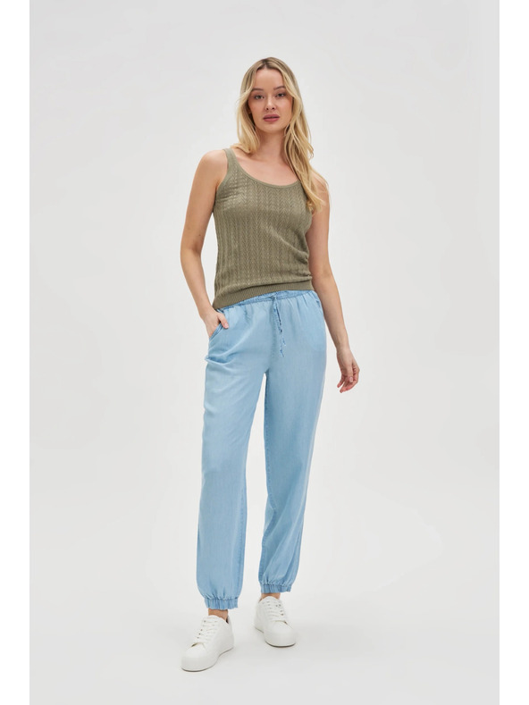 Moodo Olivové bavlněné tílko