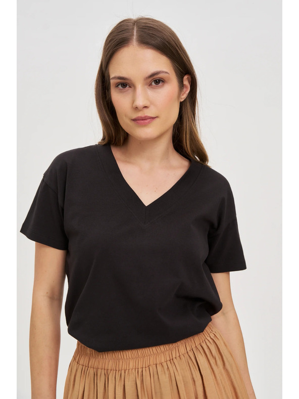 Moodo Černá dámské tričko Moodo