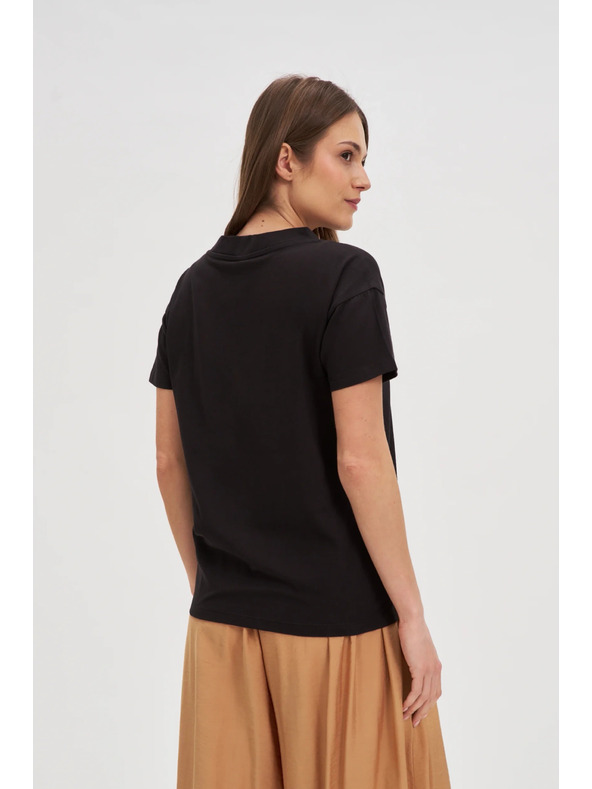Moodo Černá dámské tričko Moodo