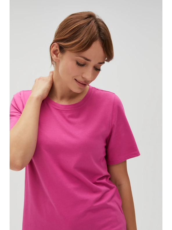 Moodo Fuchsiové dámské tričko Moodo