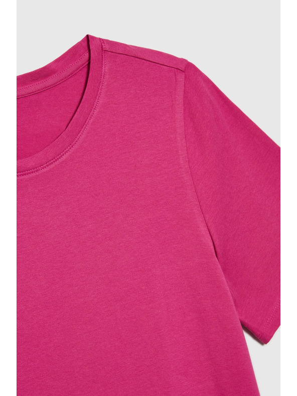 Moodo Fuchsiové dámské tričko Moodo