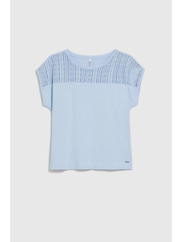 Moodo Světle modré dámské tričko Moodo