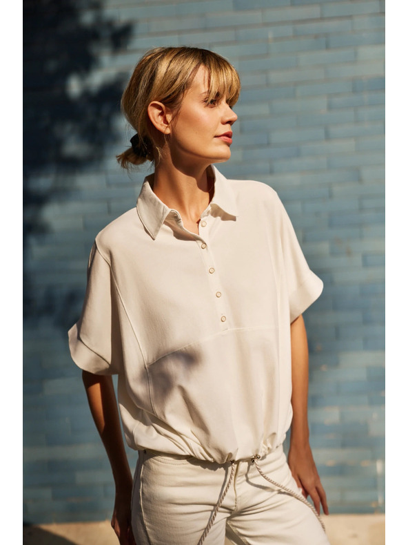 Moodo Bílá dámská halenka