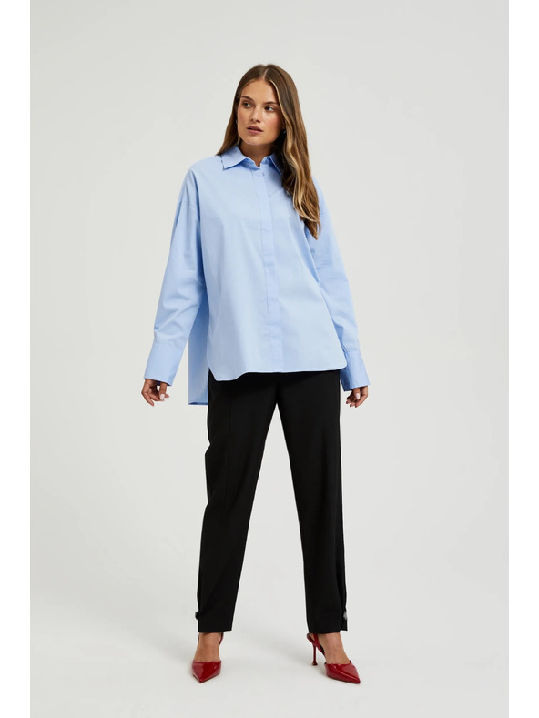 Moodo Modrá dámská košile